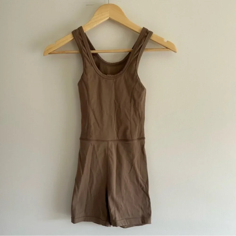 SET ACTIVE SPORTBODY® SHORTYSUIT ROMPER DUNE SIZE S - Picture 3 of 7